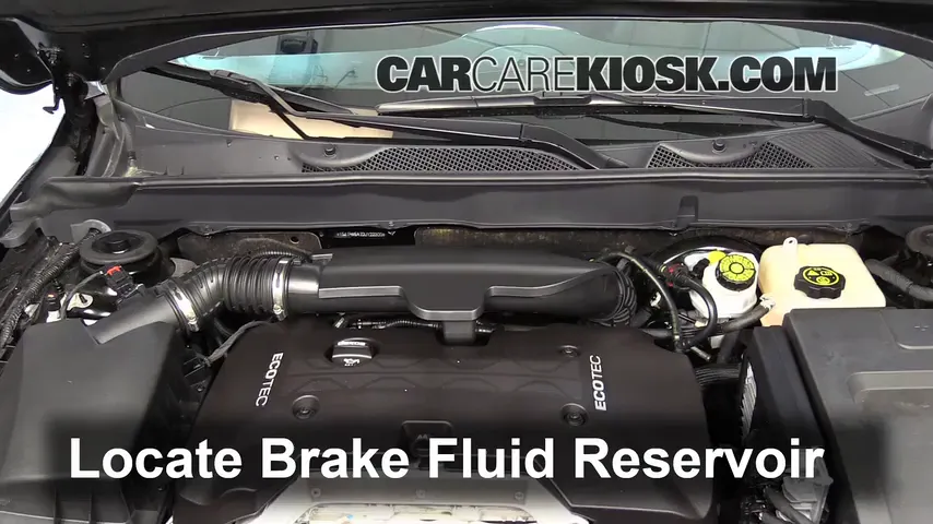 2013 Chevrolet Malibu LTZ 2.5L 4 Cyl. Brake Fluid